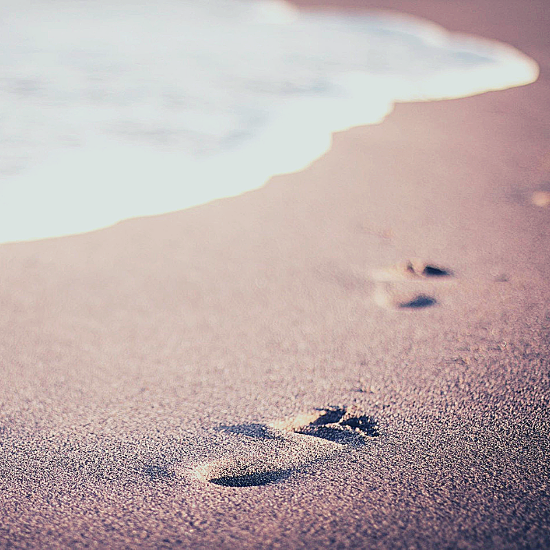 barefoot walk