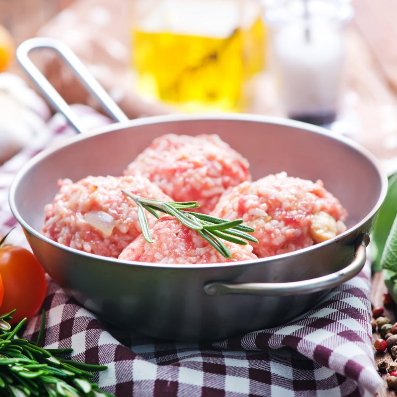 Fresh keto meatballs