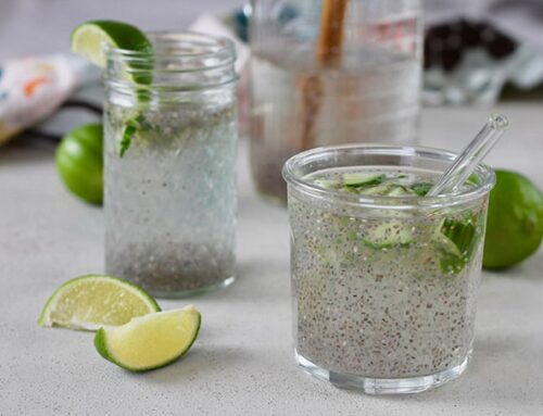 Chia Seed Lime Water